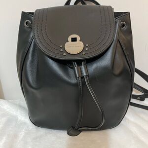 Longchamp Cavalcade Leather Backpack.